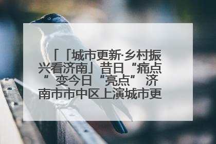 「城市更新·乡村振兴看济南」昔日“痛点”变今日“亮点” 济南市市中区上演城市更新“三部曲”