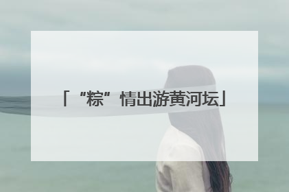 “粽”情出游黄河坛