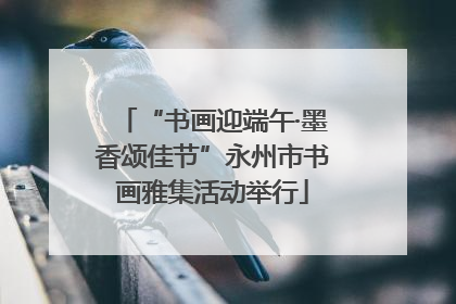 “书画迎端午·墨香颂佳节”永州市书画雅集活动举行