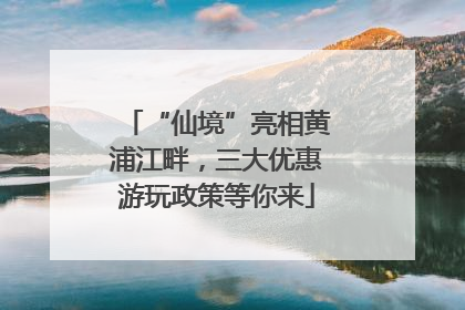 “仙境”亮相黄浦江畔，三大优惠游玩政策等你来
