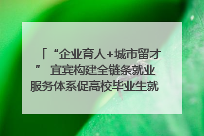 “企业育人+城市留才” 宜宾构建全链条就业服务体系促高校毕业生就业｜您牵挂的四川