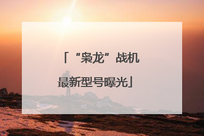 “枭龙”战机最新型号曝光