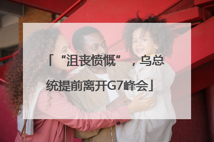 “沮丧愤慨”，乌总统提前离开G7峰会