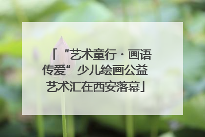 “艺术童行・画语传爱”少儿绘画公益艺术汇在西安落幕