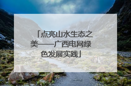 点亮山水生态之美——广西电网绿色发展实践