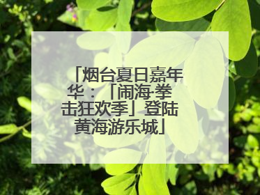 烟台夏日嘉年华：「闹海·拳击狂欢季」登陆黄海游乐城