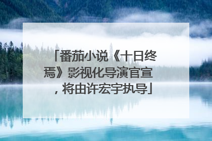 番茄小说《十日终焉》影视化导演官宣，将由许宏宇执导