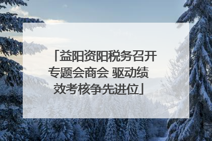 益阳资阳税务召开专题会商会 驱动绩效考核争先进位