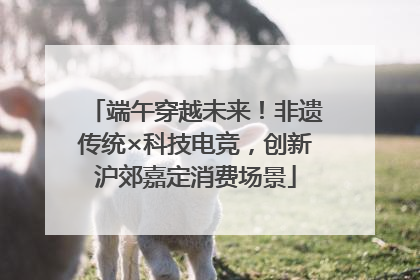 端午穿越未来！非遗传统×科技电竞，创新沪郊嘉定消费场景