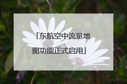 东航空中流量地图功能正式启用
