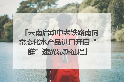 云南启动中老铁路南向常态化水产品进口开启“鲜”速贸易新征程