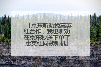京东听劝找惠英红合作，我也听劝在京东秒送下单了惠英红同款新机