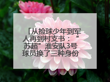 从捡球少年到军人再到村支书：“苏超”淮安队3号球员换了三种身份追梦足球
