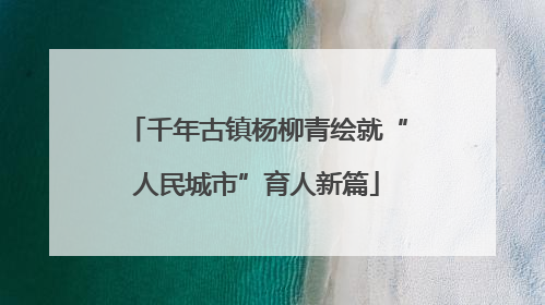 千年古镇杨柳青绘就“人民城市”育人新篇