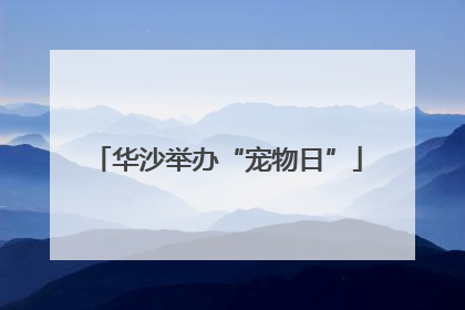 华沙举办“宠物日”