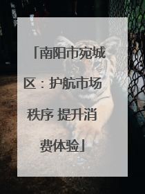 南阳市宛城区：护航市场秩序 提升消费体验