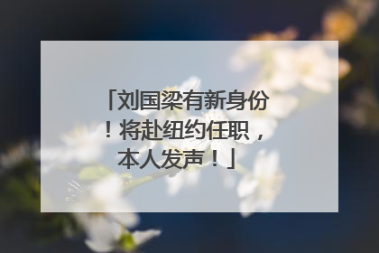 刘国梁有新身份！将赴纽约任职，本人发声！