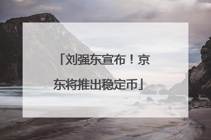 刘强东宣布！京东将推出稳定币