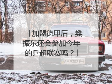 加盟德甲后，樊振东还会参加今年的乒超联赛吗？