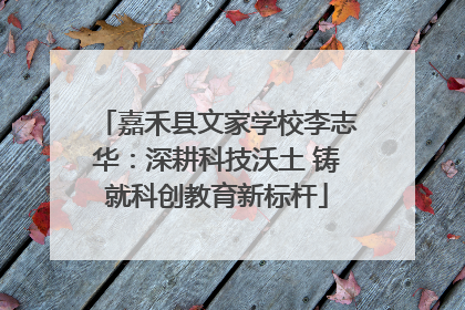 嘉禾县文家学校李志华：深耕科技沃土 铸就科创教育新标杆