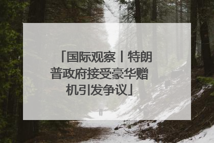 国际观察丨特朗普政府接受豪华赠机引发争议