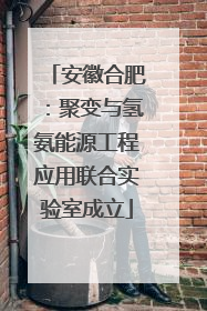 安徽合肥：聚变与氢氨能源工程应用联合实验室成立