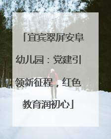 宜宾翠屏安阜幼儿园：党建引领新征程，红色教育润初心