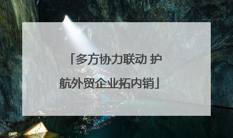 多方协力联动 护航外贸企业拓内销