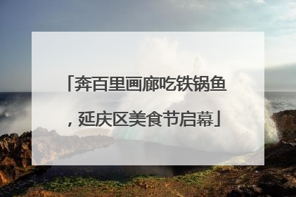 奔百里画廊吃铁锅鱼，延庆区美食节启幕