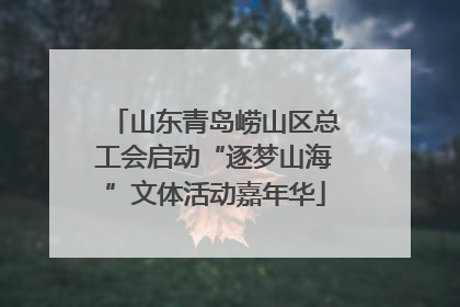 山东青岛崂山区总工会启动“逐梦山海”文体活动嘉年华