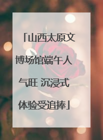 山西太原文博场馆端午人气旺 沉浸式体验受追捧