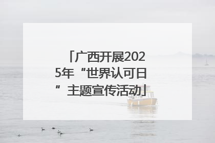 广西开展2025年“世界认可日”主题宣传活动