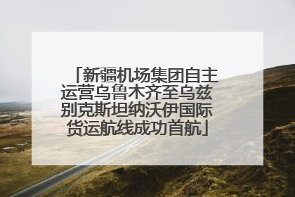 新疆机场集团自主运营乌鲁木齐至乌兹别克斯坦纳沃伊国际货运航线成功首航