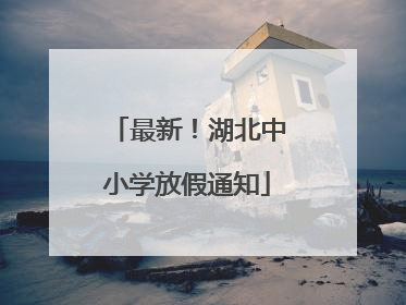 最新！湖北中小学放假通知