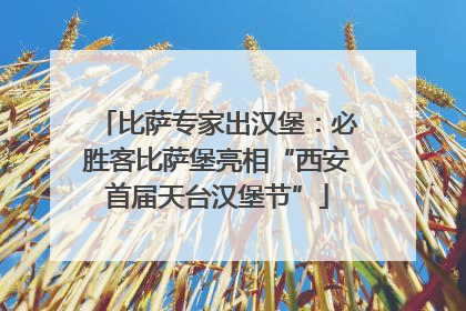 比萨专家出汉堡：必胜客比萨堡亮相“西安首届天台汉堡节”