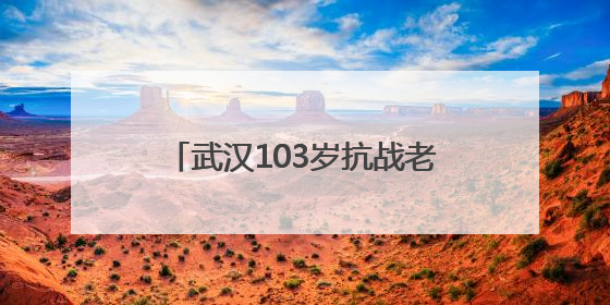 武汉103岁抗战老兵再喊80年前劝日军投降的话 “缴枪不杀，放你回家”