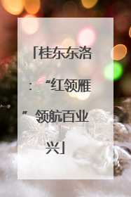 桂东东洛：“红领雁”领航百业兴
