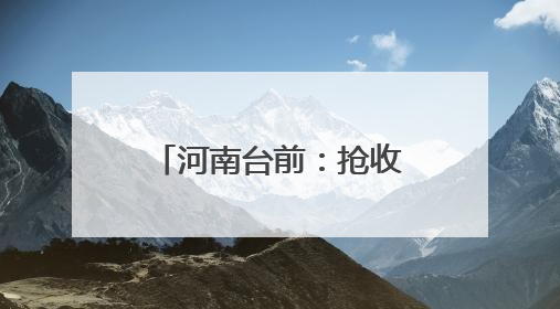 河南台前：抢收“突击队”为夏收“加速度”
