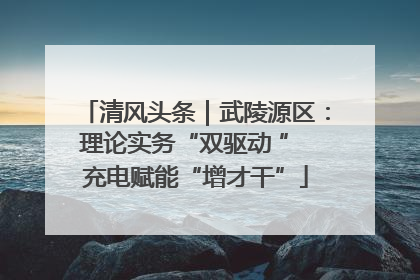清风头条｜武陵源区：理论实务“双驱动 ” 充电赋能“增才干”