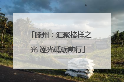 滕州：汇聚榜样之光 逐光砥砺前行