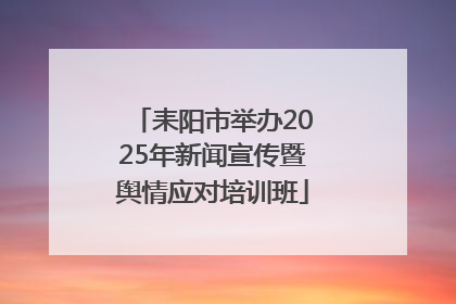 耒阳市举办2025年新闻宣传暨舆情应对培训班