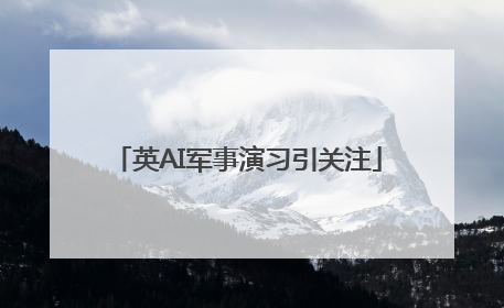 英AI军事演习引关注