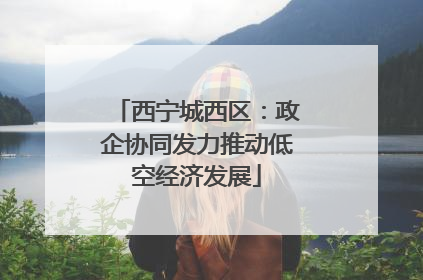 西宁城西区：政企协同发力推动低空经济发展