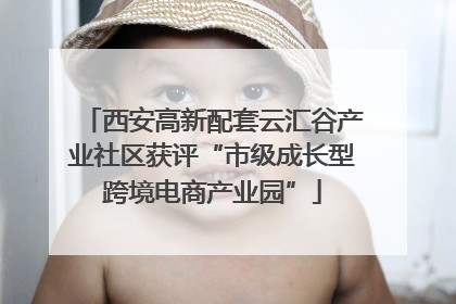 西安高新配套云汇谷产业社区获评“市级成长型跨境电商产业园”