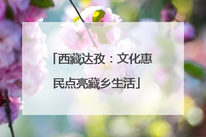 西藏达孜：文化惠民点亮藏乡生活