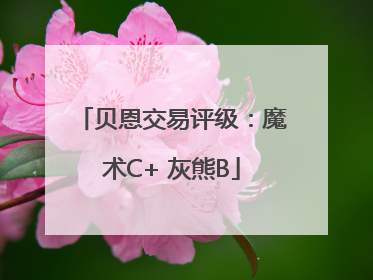 贝恩交易评级：魔术C+ 灰熊B