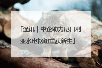 通讯｜中企助力尼日利亚水电枢纽重获新生