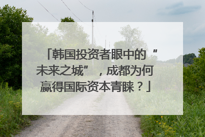 韩国投资者眼中的“未来之城”，成都为何赢得国际资本青睐？