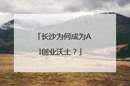 长沙为何成为AI创业沃土？