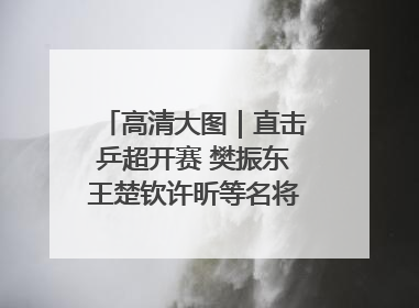 高清大图｜直击乒超开赛 樊振东王楚钦许昕等名将悉数亮相